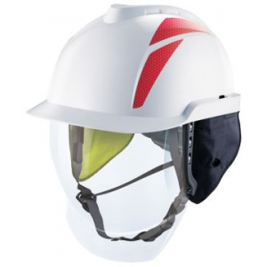 V-GardÂ® 950 Elmetti di sicurezza industriali non ventilati con schermo facciale integrato